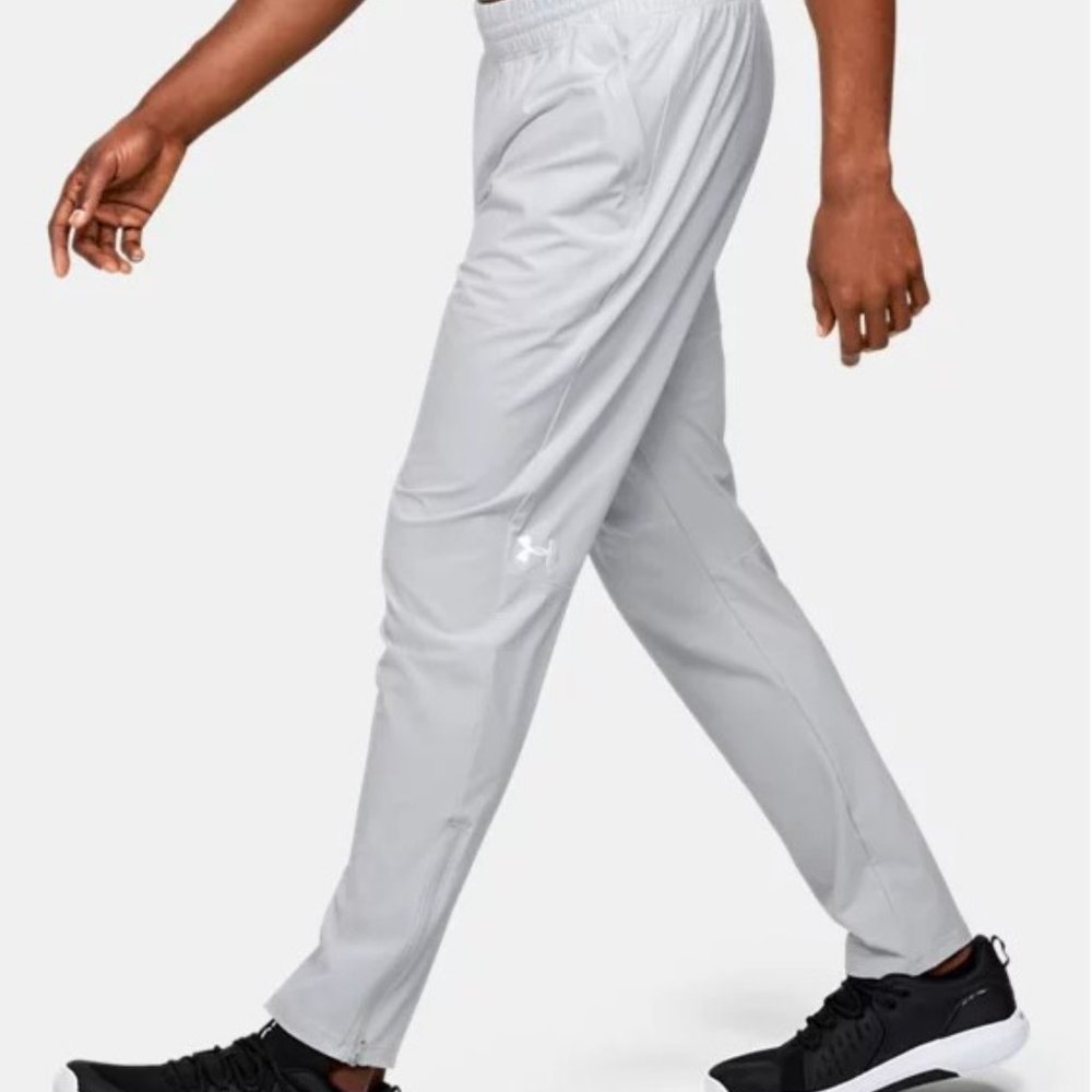 Under Armour Men's Squad Woven Warm-Up Pants - Halo Gray